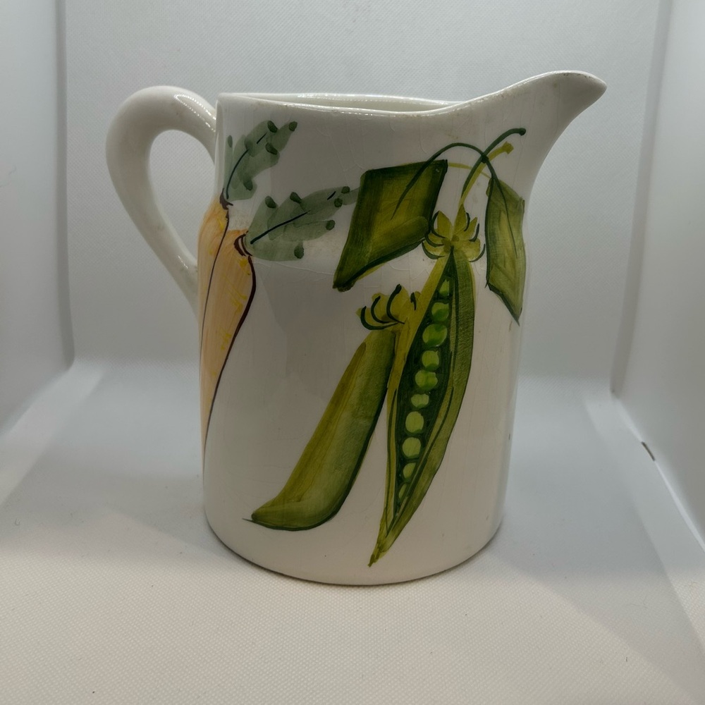 Vintage Mancer Hand painted Jar Pitcher